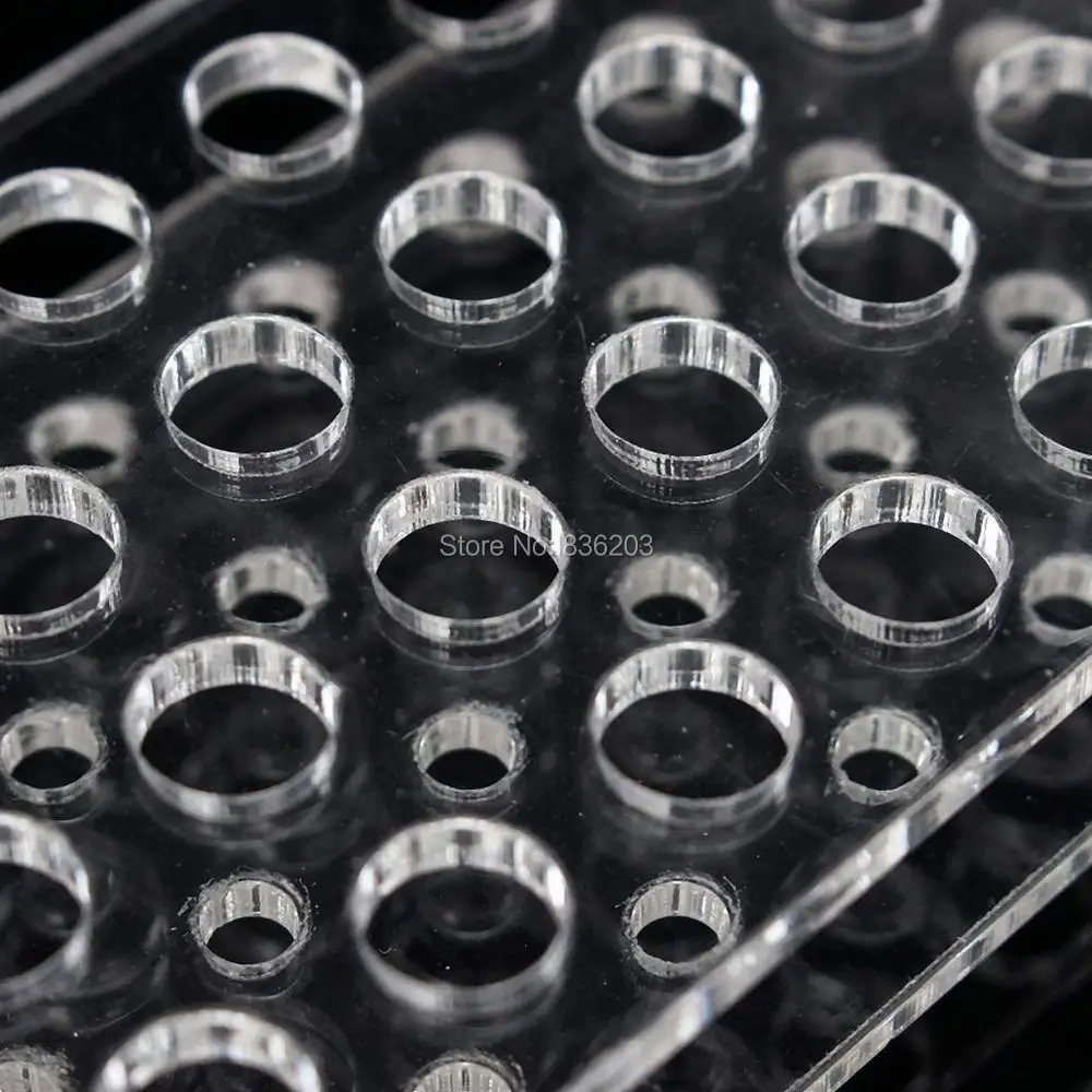 Стойка для пробирок пластиковая подставка 40 отверстий 8 мм | Канцтовары офиса и