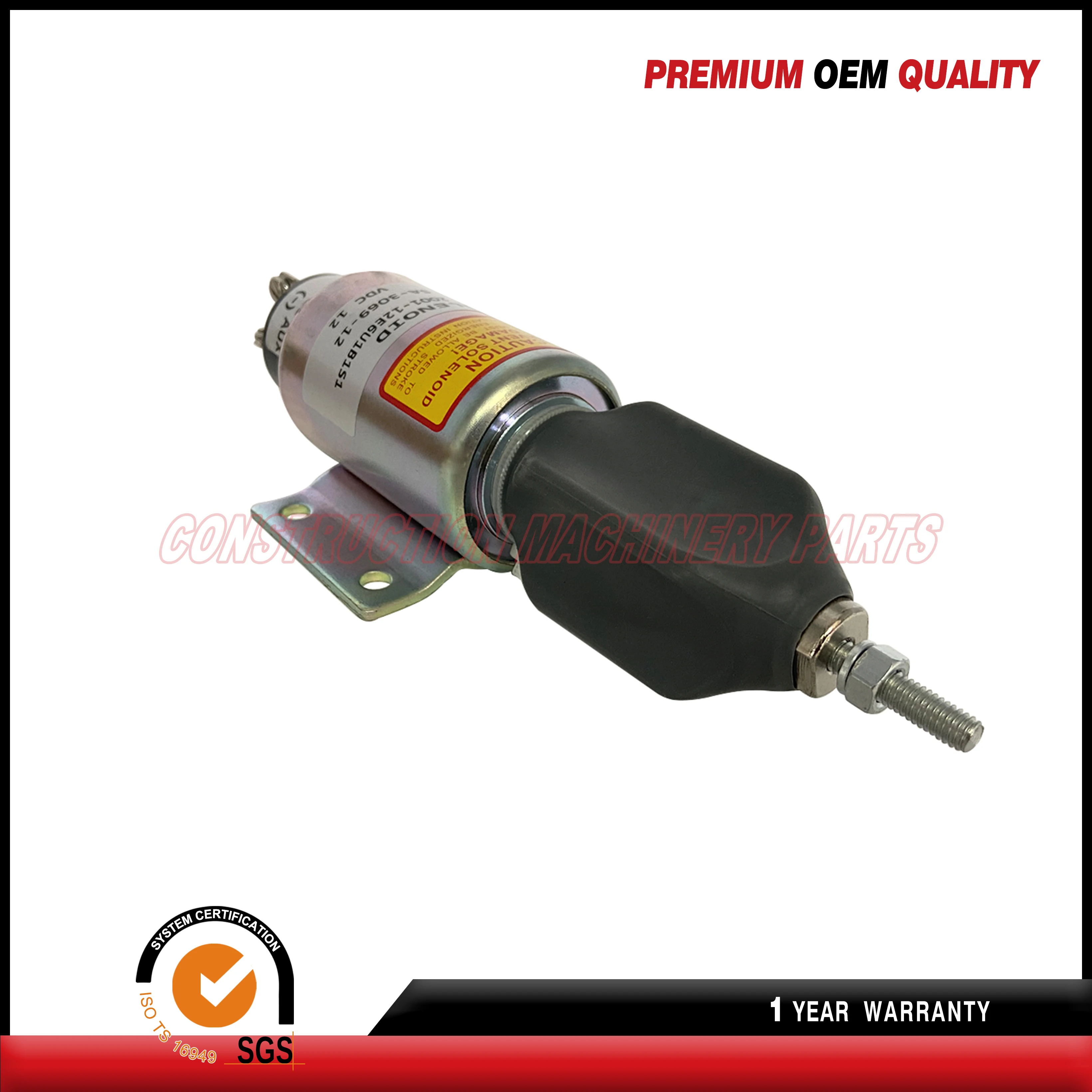 

Перекрытия воды остановочный соленоид клапан 2001-12E6U1B1S1 SA-3069 12 вольт постоянного тока (3-Терминал) для двигателя Cummins