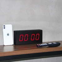 4 Digits 1.8 Inch Led Countdown Timer Minutes Seconds Table Clock Alarm Clock Digital
