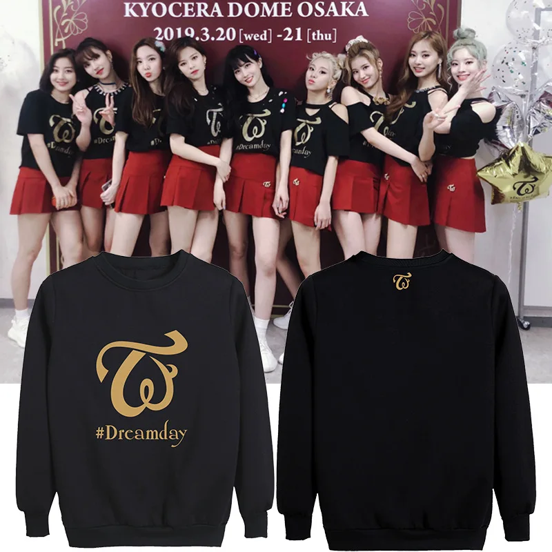 kpop Dreamday men women Spring autumn winter hooded sweatshirt k-pop TWICE pink tops hoodie korean harajuku streetwear clothes | Женская