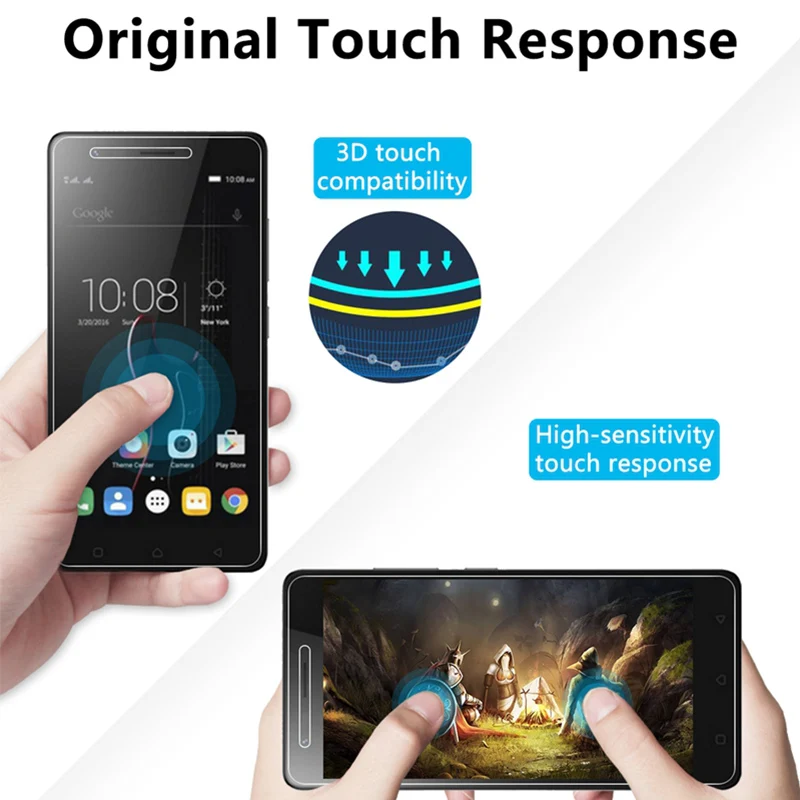 Закаленное стекло 9H HD для Lenovo K3 K4 Note закаленное Vibe K5 Plus Play на Z5 Pro | Мобильные