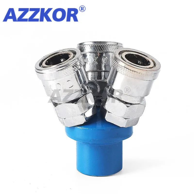 Круглый двусторонний SMV/круглый Трехходовой SMYTrachea быстроразъемный соединитель