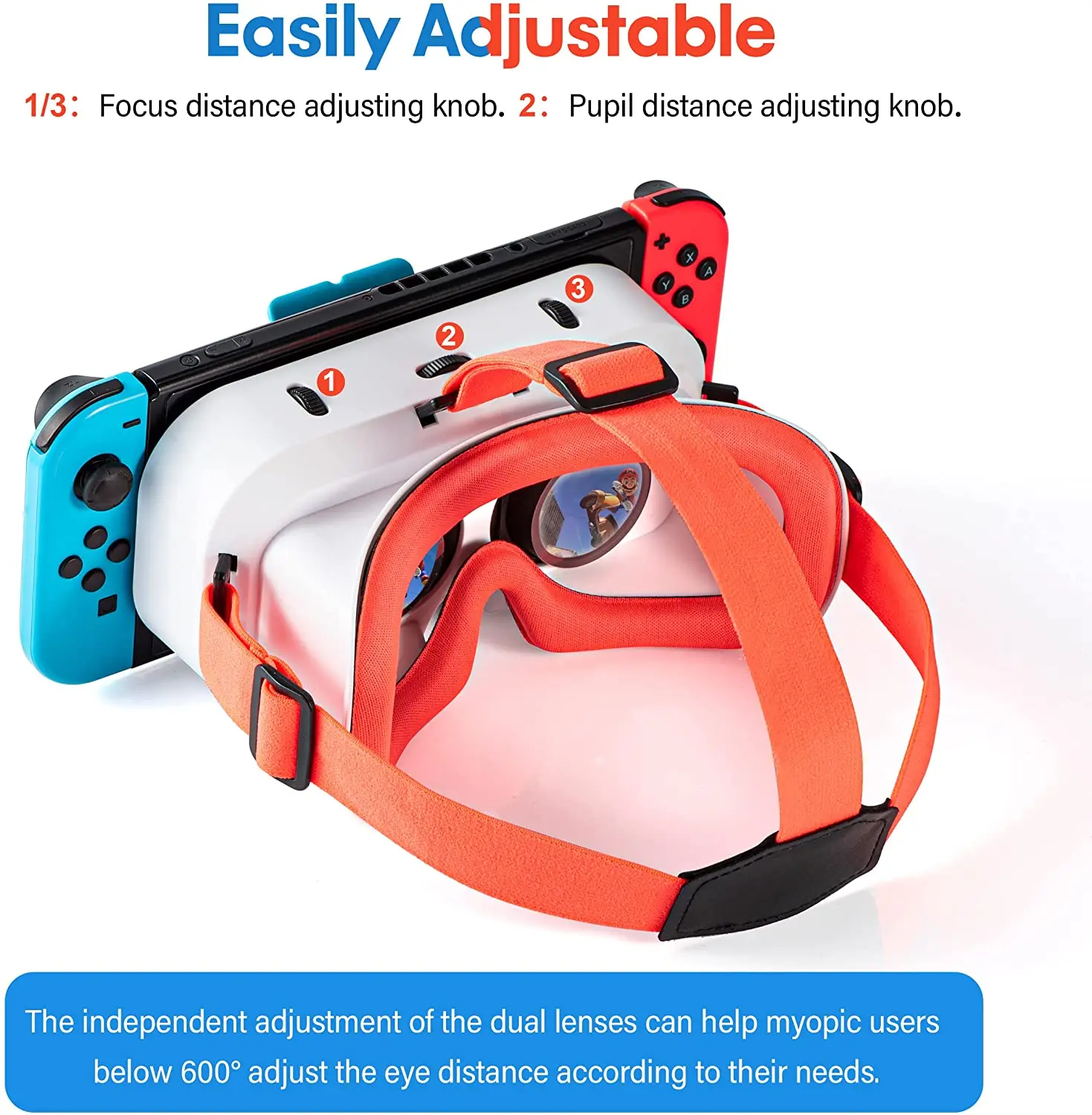 Очки виртуальной реальности для Nintendo Switch OLED/Nintendo 3D VR (Виртуальная реальность) |