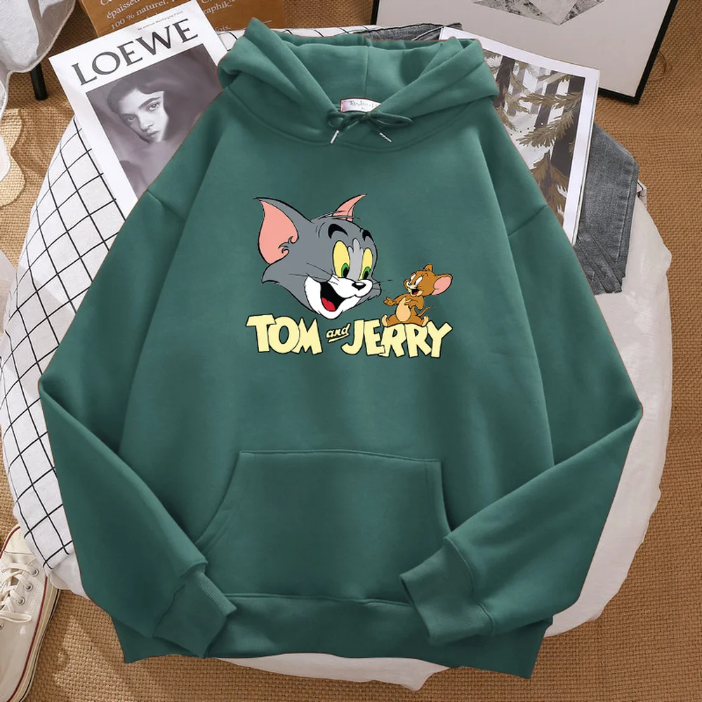 Женская толстовка с капюшоном Повседневная Свободная Толстовка длинным рукавом