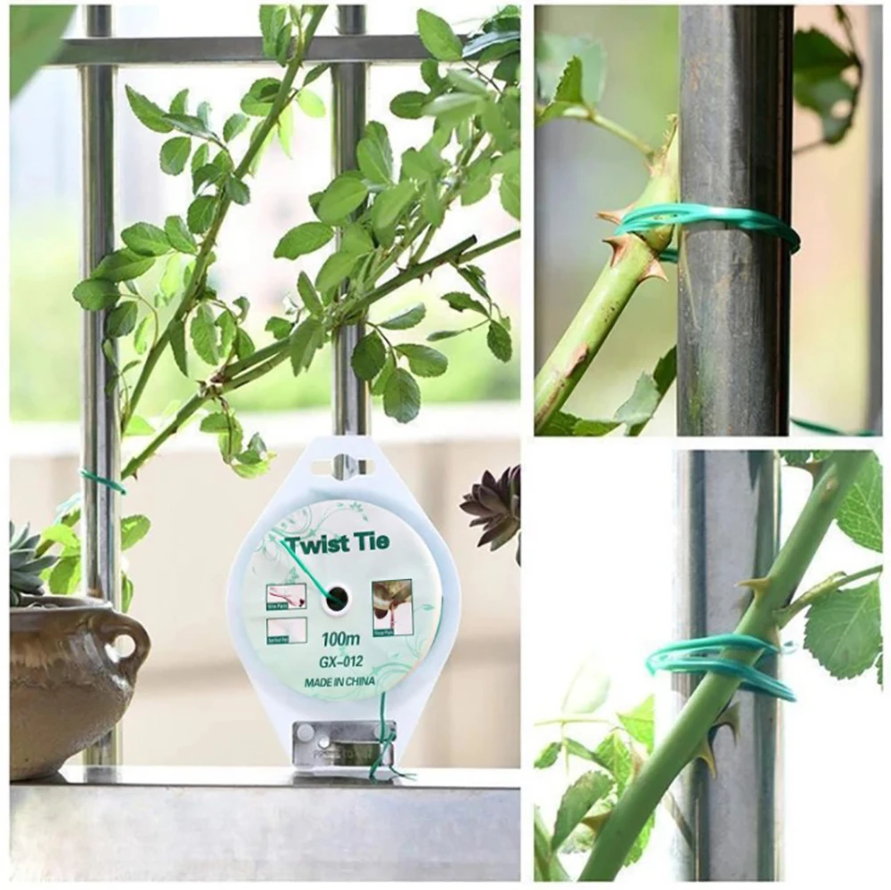 Нейлоновый бандаж для растений галстук на липучке лента в форме садового