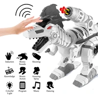 mist spray remote control dinosaurs toys electric dinosaur rc robot animals educational toys for children boys gifts