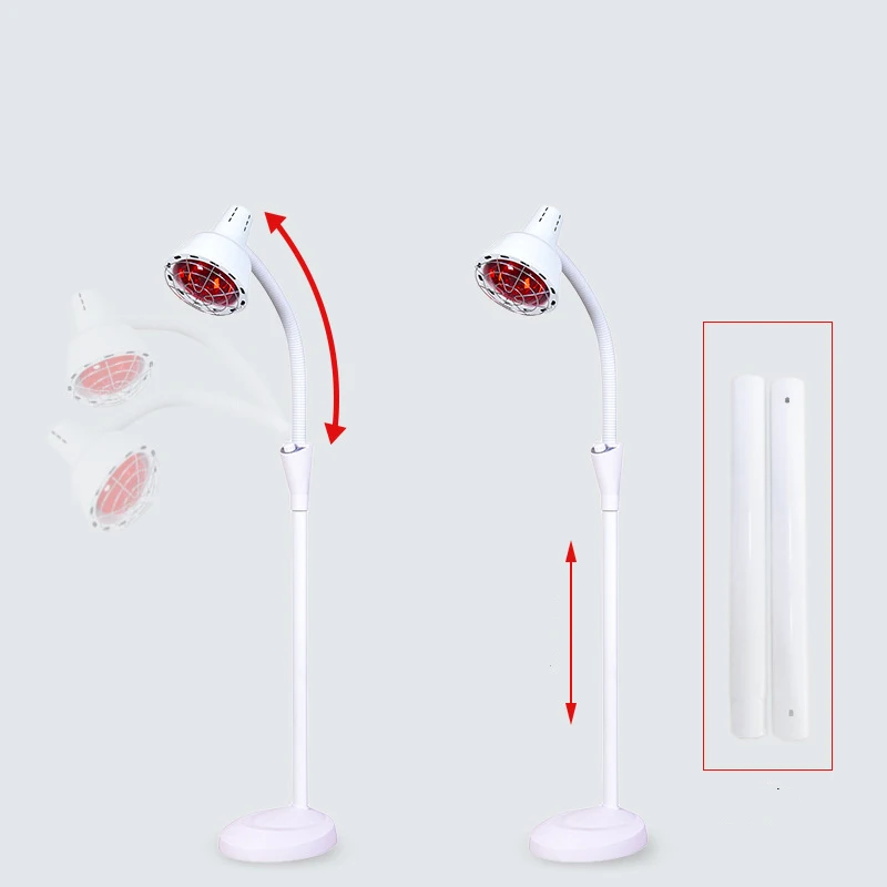 Регулируемый инфракрасный светильник подогревающим эффектом напольная