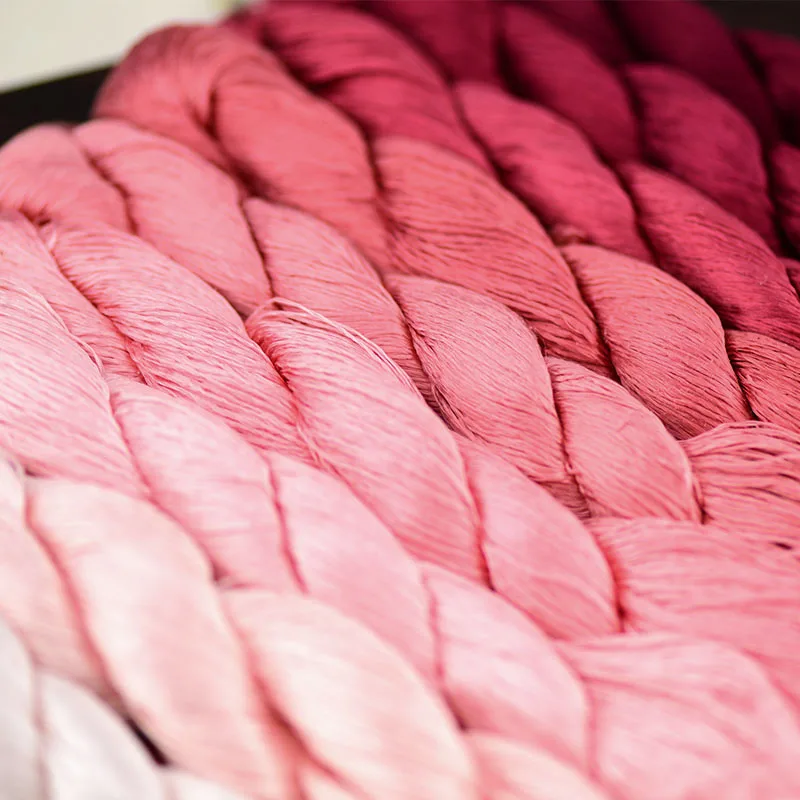 1 шт./400 м шелковая нить для вышивки 100% Шелковая ручная вышивка крестиком Бегония