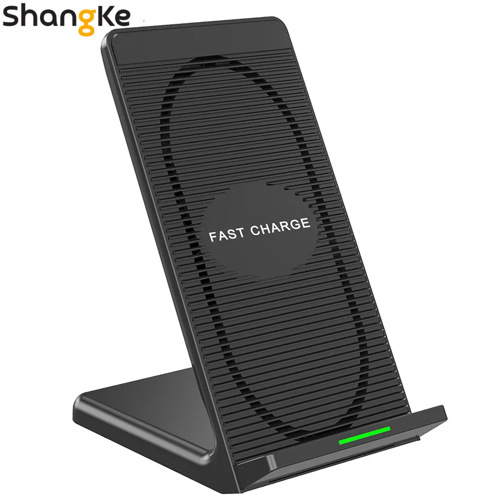 Беспроводное зарядное устройство Qi Беспроводная зарядная подставка для iPhone Xs Max 8 8 Plus XR XS X10W samsung Galaxy S9 S9+ S8 S8