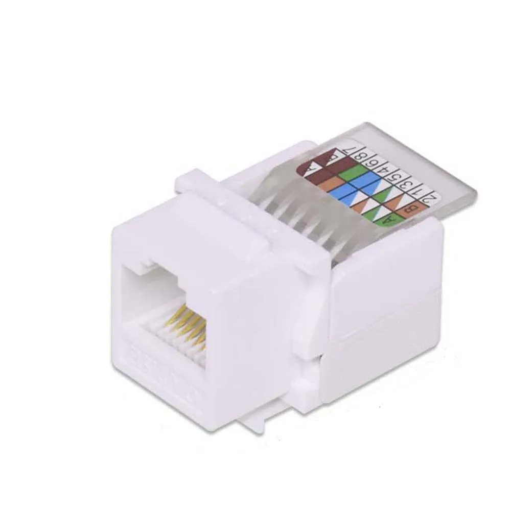 5 шт. без инструментов CAT5E UTP сетевой модуль RJ45 разъем информационный компьютерный