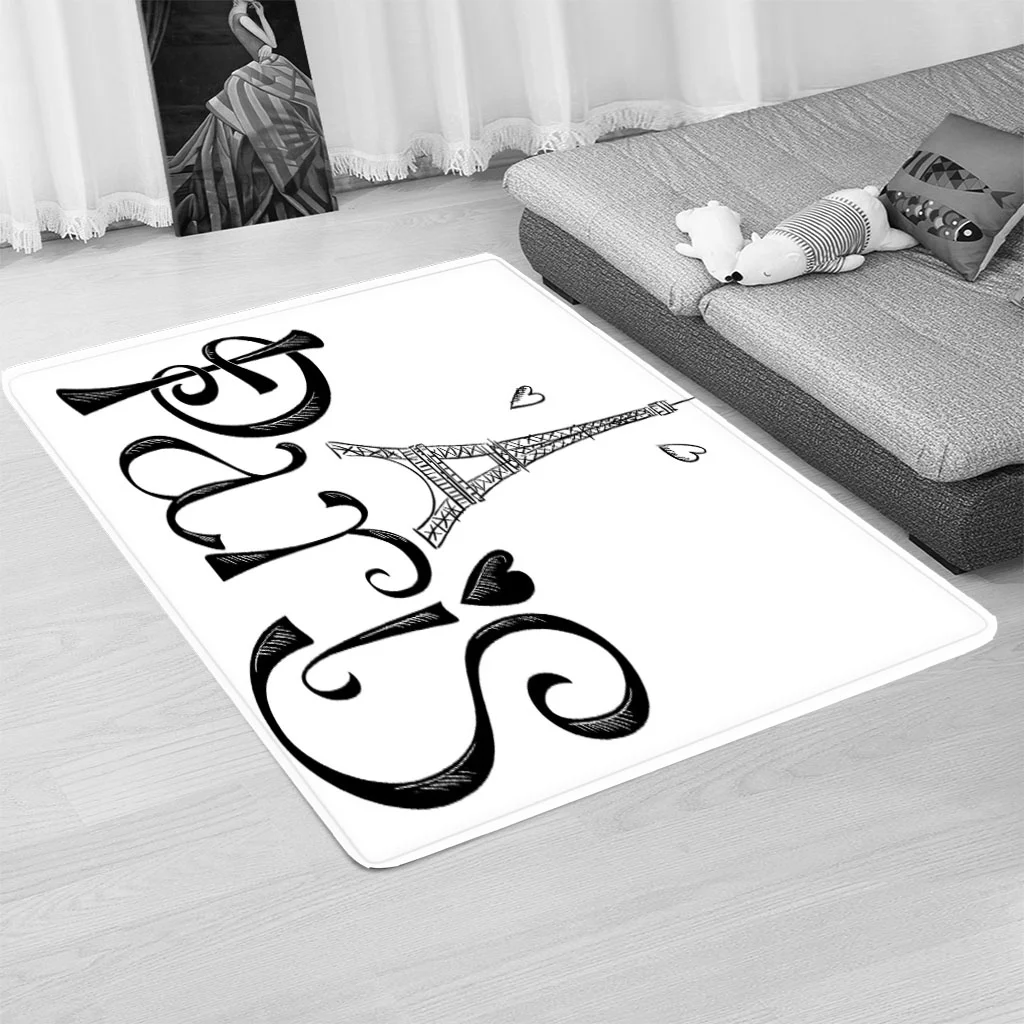 

ALWSREH Brand Peacock 3D Printed Flannel Floor Mat, Used In The Bedroom, Heat Insulation, Non-slip, Comfortable and Durable