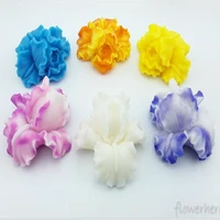 3d silicone iris flower soap candle tart mould soap molds orchid silicone soap making tools handmade craft resin sugar cake mold