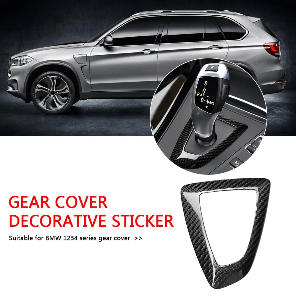 

Car Panel Trim Sticker Decoration Gear Shift Panel Trim Frame Decoration for BMW 1 2 3 4 Series RHD Accessories