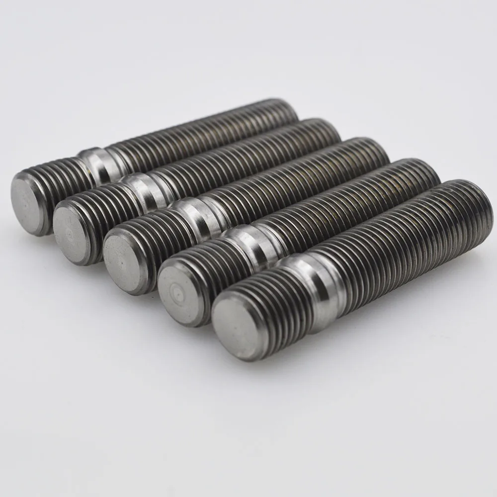 Серебряная высокопроизводительная титановая колесная шпилька Gr5 для гоночного