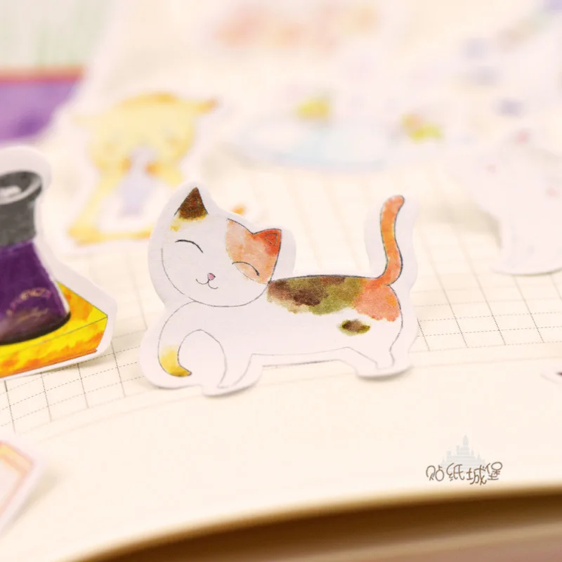 Nekoni в Корейском стиле Kawaii Еда планета кошек Блокнот N раз бумаги для заметок на