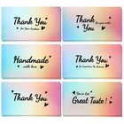 50 шт. Спасибо за заказ визиток покупок спасибо поздравительные открытки благодарность за малый бизнес 5*9 см