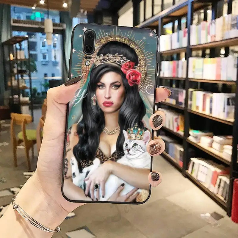 

amy winehouse famous singer high quality luxury Phone Case shell For Huawei honor Mate P 10 20 30 40 Pro 10i 9 10 20 8 x Lite