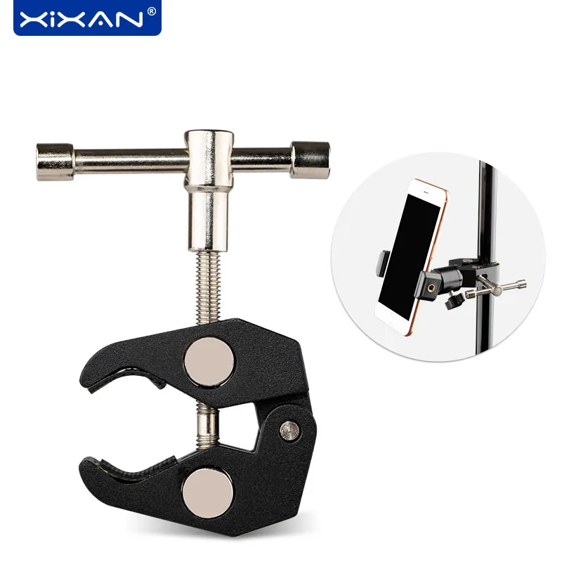 

Universal Clamp Support Clip For Support Frame Adjustable U-Shaped Clips With 1/4 Screw Transfer Camera Photography Accessories