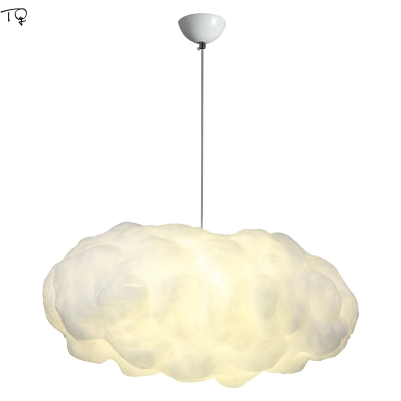 

Nordic Atmosphere Colorful Clouds Silk Cotton Led Pendant Lights Romantic Art Living Room Hotel Kids Room Restaurant Salon Hall