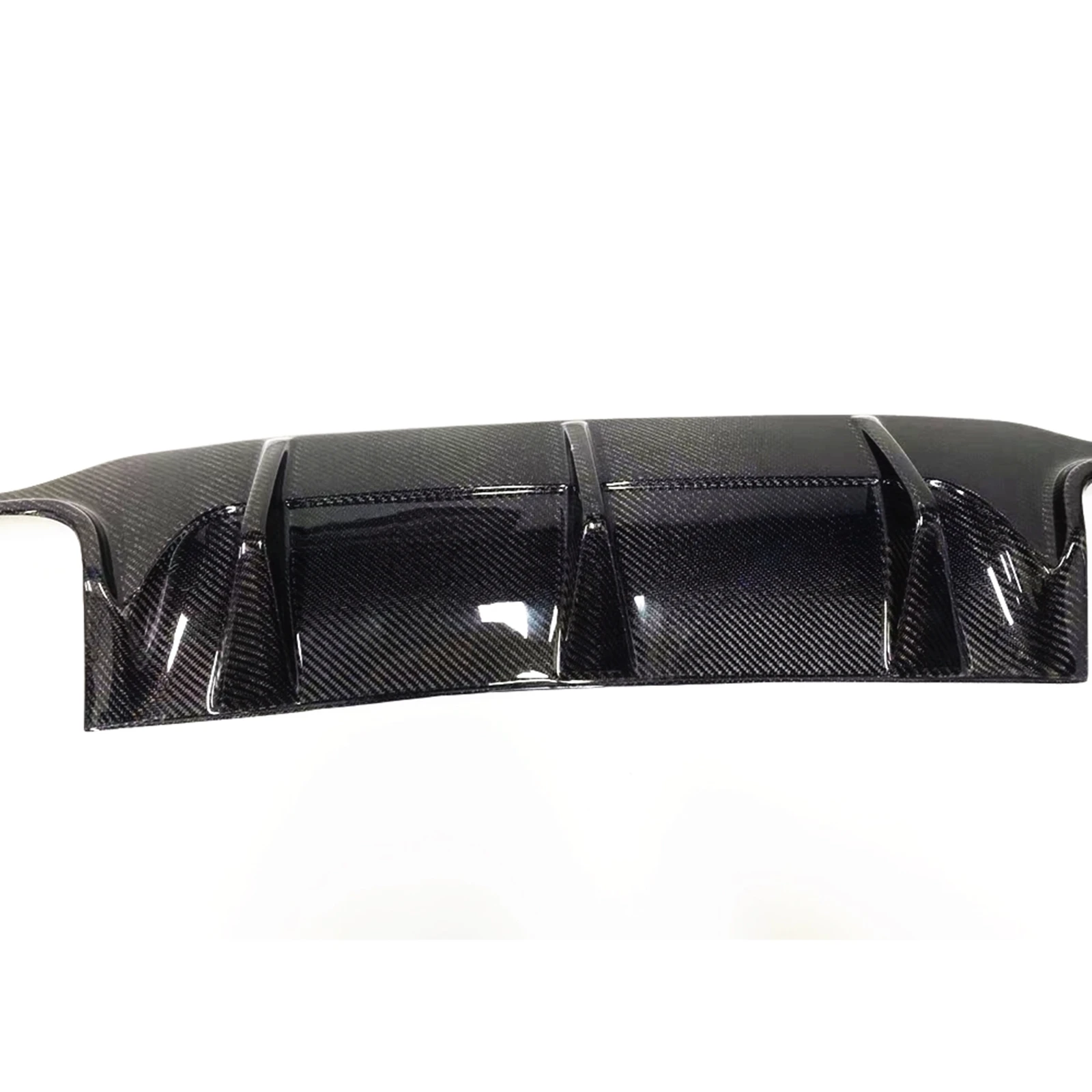 

For Mercedes-Benz W204 C63 AMG 2012-2014 Late Real Carbon Fiber Replacement Rear Diffuser Bumper Lip