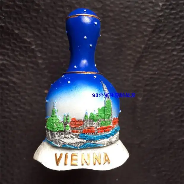 Vienna Австрия Туризм Зальцбург полимерный холодильник 3D магнит наклейка на