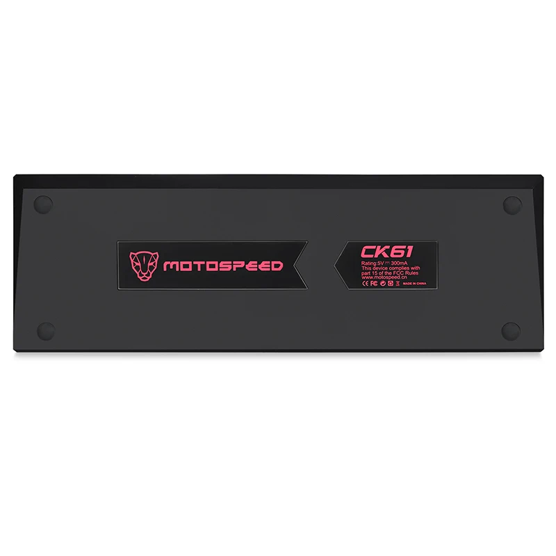 Motospeed CK61 60% мини игровая механическая клавиатура USB Проводная 61 клавиша RGB