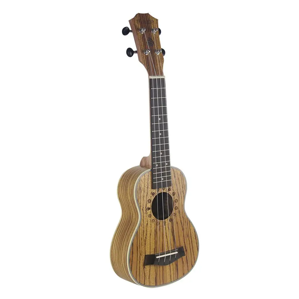 FLEOR Zebrawood 21 ''сопрано Гавайские гитары музыкальный инструмент|Укулеле| |