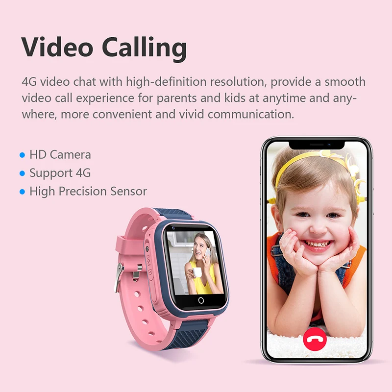 4G Smart Watch Kids GPS WIFI Video Call SOS IP67 Waterproof Child Smartwatch Camera Monitor Tracker Location Phone Watch enlarge