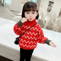 girl sweater kids baby%c2%a0outwear tops%c2%a02021 cool fleece thicken warm winter autumn knitting party children clothing