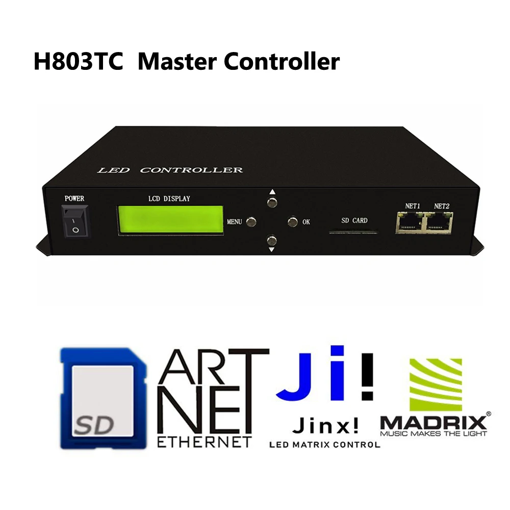 H803TC Master M5 Artnet Jinx! Фонарь управления пикселями RGB, онлайн/Автономный, фонарь 170000 пикселей, фонарь с полосой H802RA H803TC Master M5 Artnet Jinx! Фонарь управления пикселями RGB, онлайн/Автономный, фонарь 170000 пикселей, фонарь с полосой H802RA
