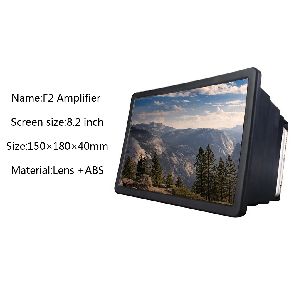 Bracket Universal Enlarged Screen Magnifier Amplifier 3D Video Expander Adjustable Desktop Eye Protection Stretch Mobile Phone | Мобильные