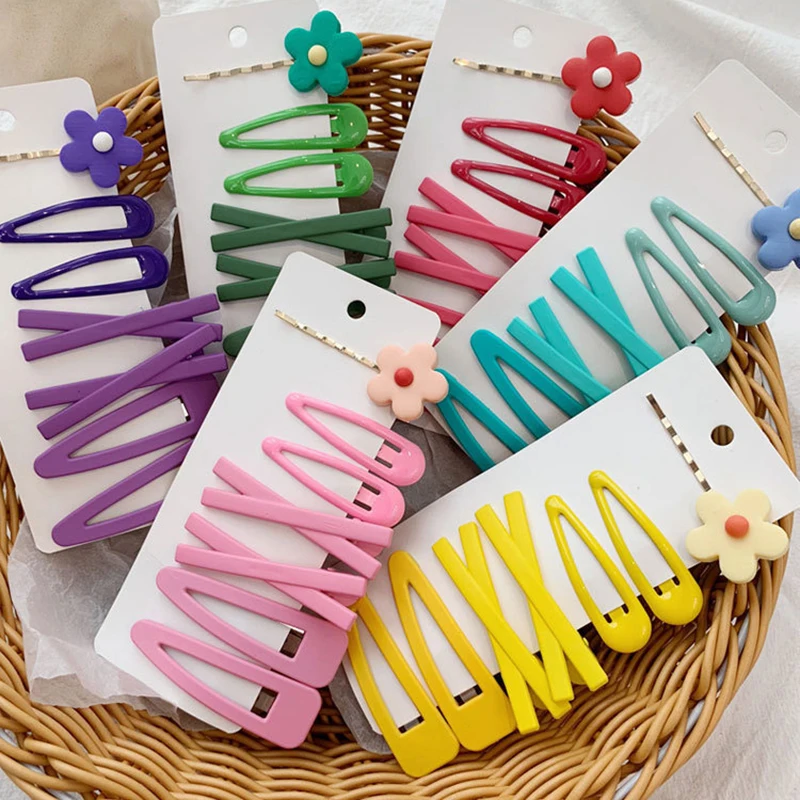 Вопрос 7 шт./компл. красивое платье с цветами для девушек и женщин шпильки девочек