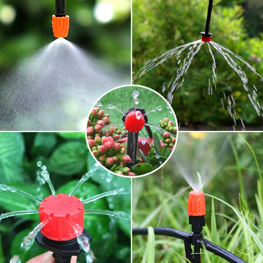 

1 Set Watering Drip Sprinkler 30m Quick Connector Irrigation Water Connector