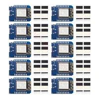 10pcs ESP8266 ESP-12F NodeMcu Mini Module WeMos Lua WiFi Internet Development Board for Arduino Compatible with WeMos Mini