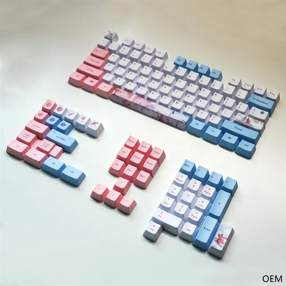 Клавиатура Механическая с функцией сублимации R4 R1 1.5U 1.75U GH60 GK61 XD64 68 84 87
