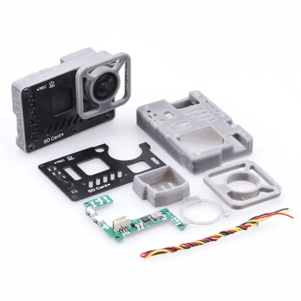 

Flywoo FPV Camera Lite Case w/ BEC Board for Gyroscope Naked GP6 GP7 Action Mini Camera RC Racing Drone Spare Parts Multirotor