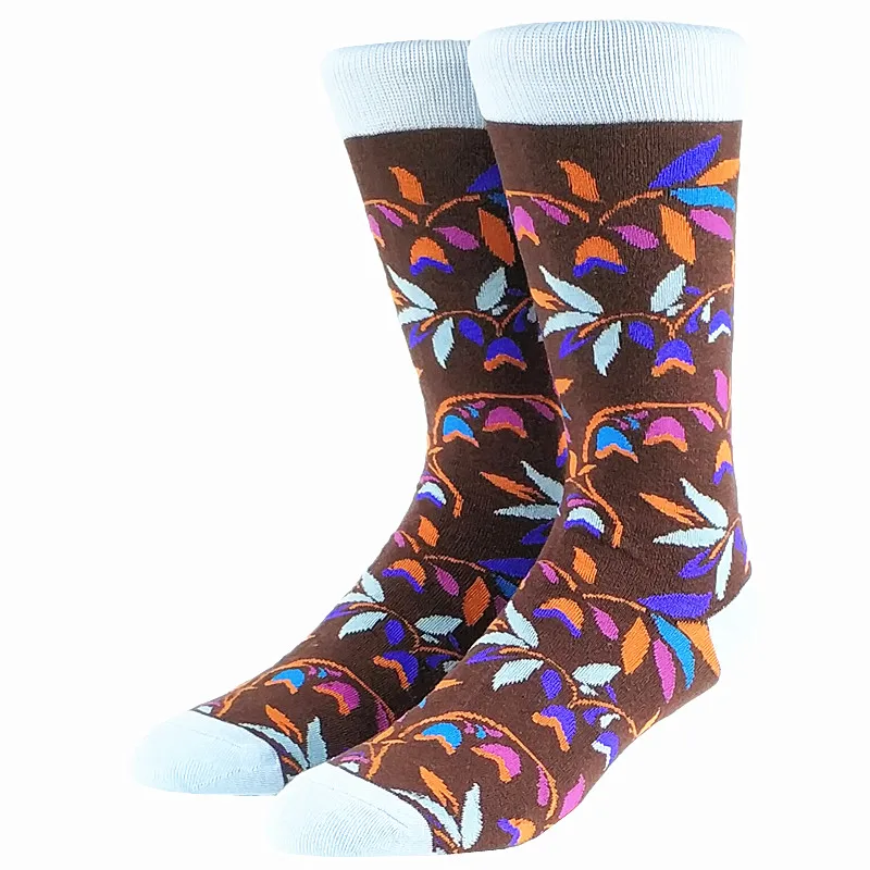 Забавные мужские носки с принтом орхидеи|Мужские носки| |