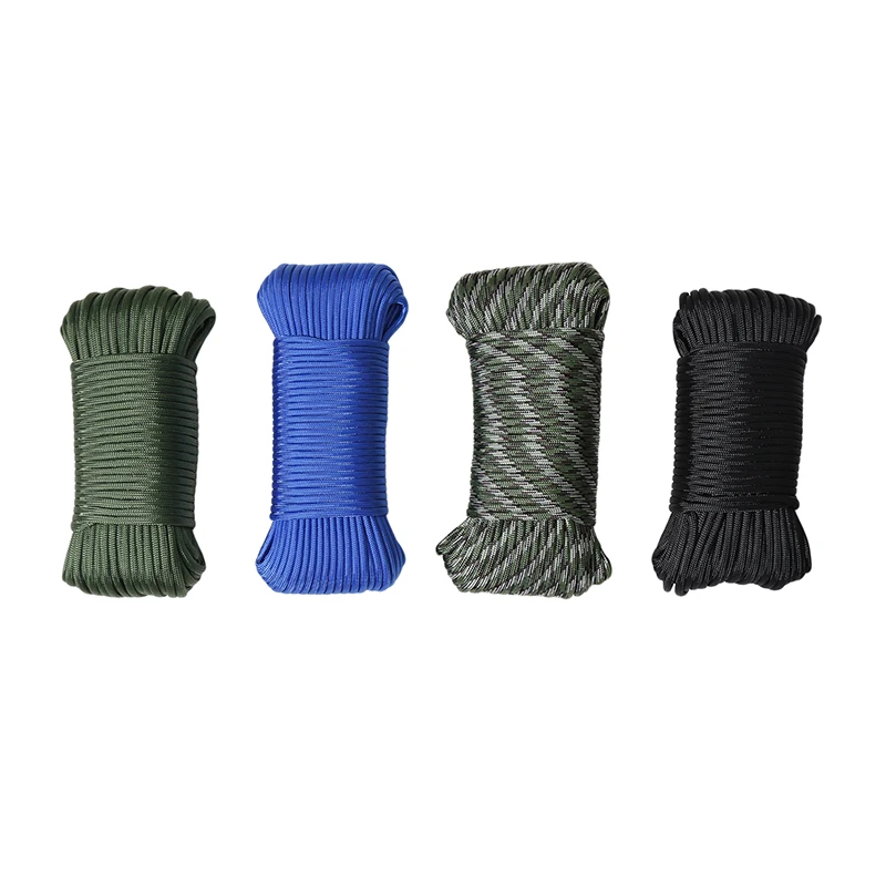 

9-core Umbrella Rope Outdoor Climbing Life-saving Auxiliary Rope Support Rescue Lost Rope Equipment Safety 31M Clothesline