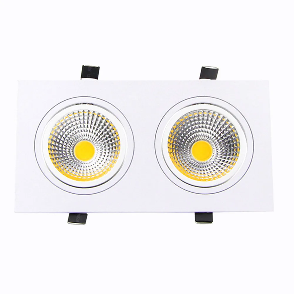 Светодиодный светильник с регулируемой яркостью 7 Вт 9 12 15 белый квадратный