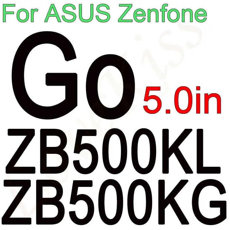 ZB500KL Закаленное стекло 9H для ASUS Zenfone 4 Max ZC554KL 3 Max ZC520TL Go ZB500KL 3 2 Laser ZE500KL Selfie ZD551KL Защитная пленка для экрана - Цвет: ZB500KL