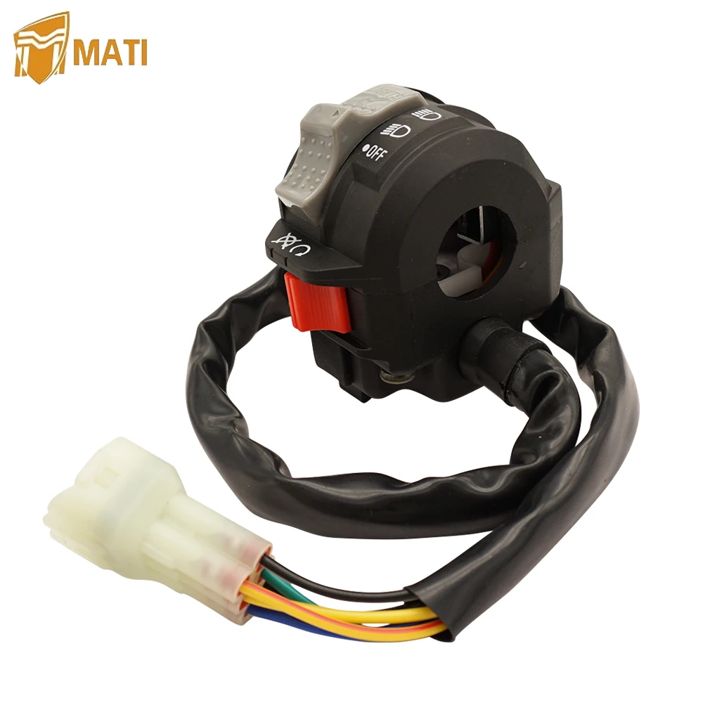 Левый переключатель на руль фара управления двигателем для Yamaha ATV Banshee 350 YFZ350 YFZ