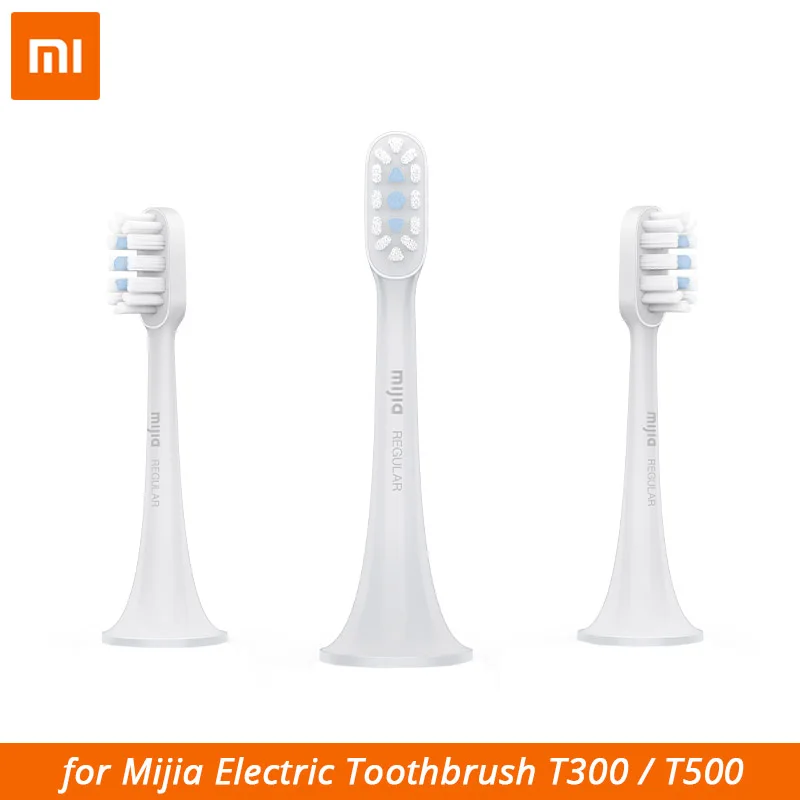 Original Xiaomi Mijia Electric Toothbrush Head 3PCS for T300 / T500 Smart Sonic Toothbrush Acoustic Clean 3D Brush Head Combines