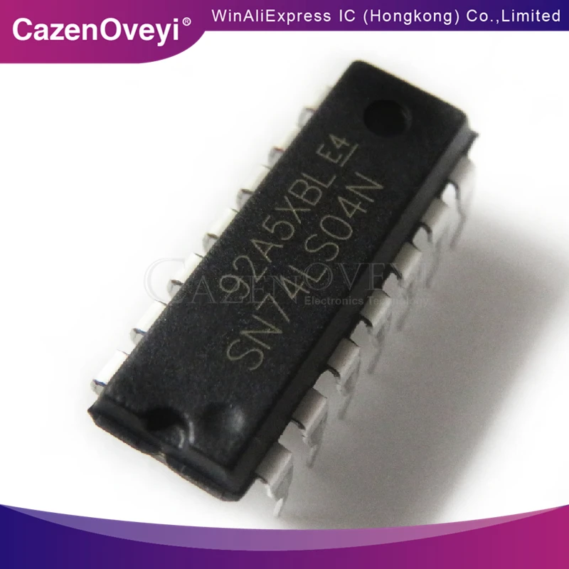 10 шт./лот SN74LS04N SN74LS04 DIP14 DIP 74LS04N 74LS04 новая Оригинальная искусственная кожа - купить