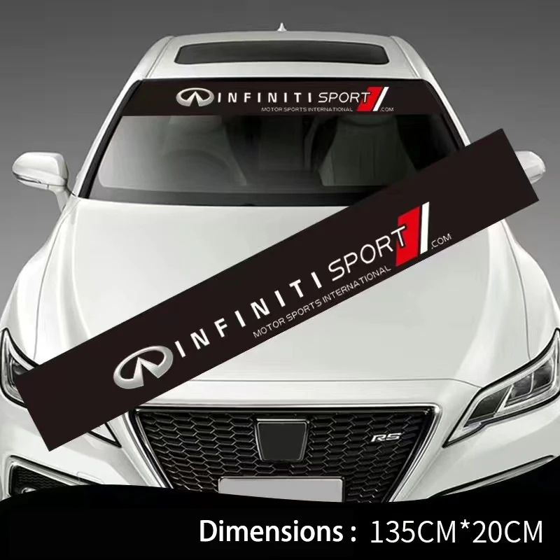 Наклейка на лобовое стекло автомобиля подходит для Infiniti наклейка переднее и