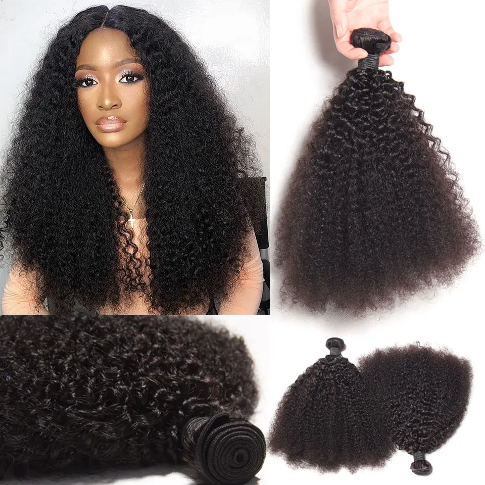 

Cheap Mongolian Afro Kinky Curly Human Hair Bundles Unprocessed 100% Virgin Hair Bundles 8-22Inch Short Curly Human Hair Bundles