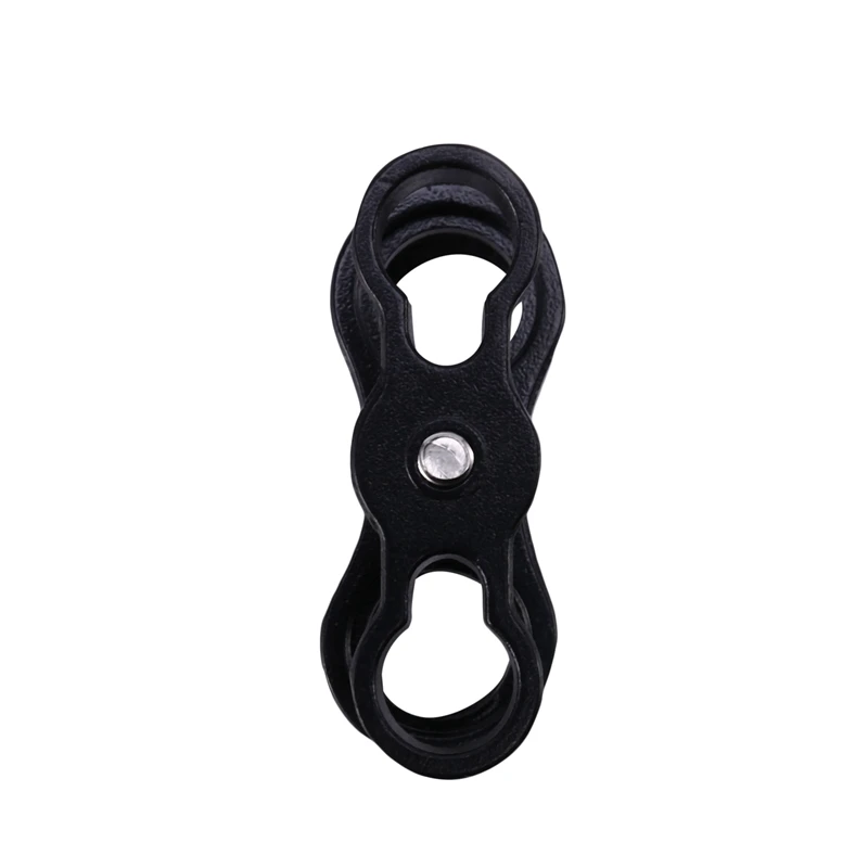 

2 Pcs Camera Accessories: 1 Pcs 1 Inch Ball Butterfly Clip Adapter & 1 Pcs Dual Handheld Stabilizer with Double Handle