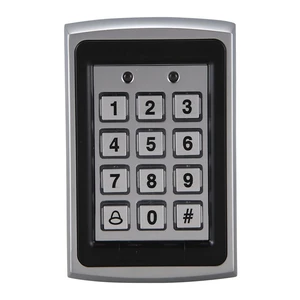 waterproof metal rfid access control keypad password card reader keypad key fobs password access lock door access control system free global shipping