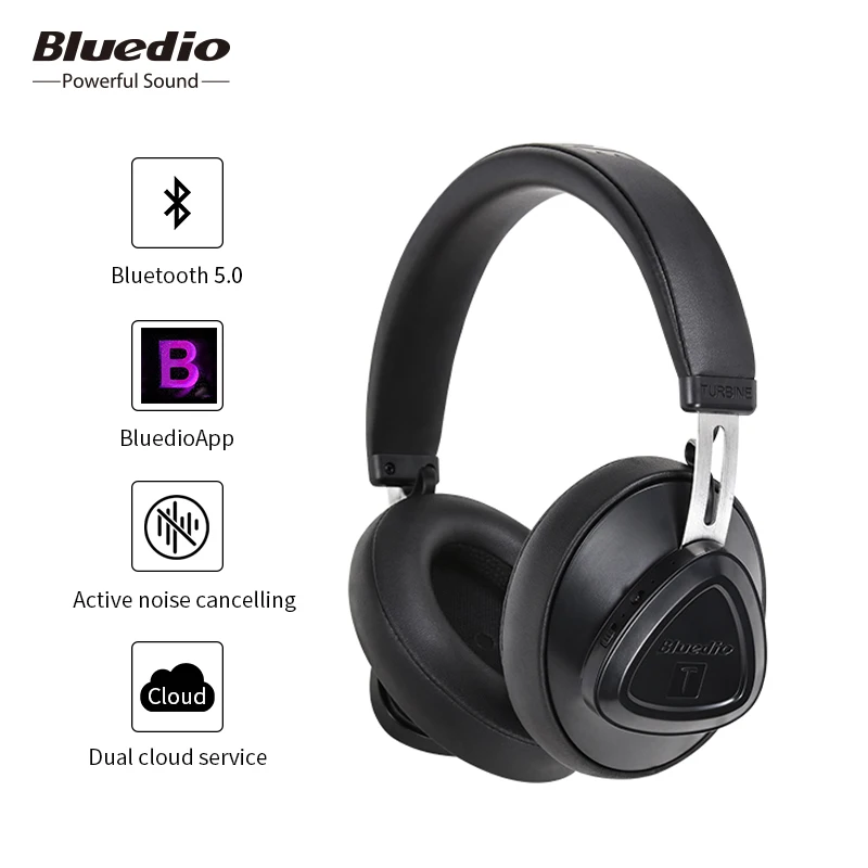 Беспроводные Bluetooth наушники Bluedio TMS с микрофоном и монитором студийная гарнитура