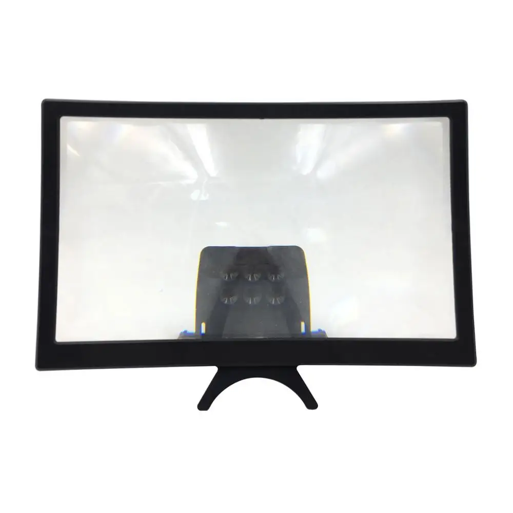 12 &quotHD Stend Увеличенный экран сотовый телефон проекционный кинотеатр усилитель
