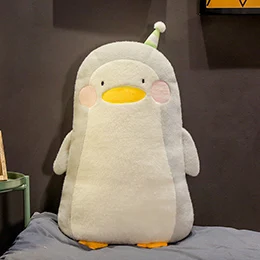 Penguin pendant Мультяшные лесные животные, плюшевая подушка, милая мягкая подушка, мини-кулон, фланелевые одеяла, реквизит, детская кроватка, Декор - Цвет: Penguin pendant
